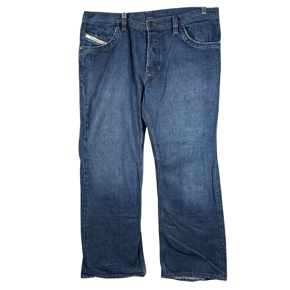 Vintage Diesel Tyel Jeans Mens 36x30 Bootcut Button Fly Italy Distress Y2K Relax